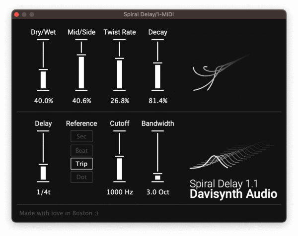 Davisynth Audio Spiral Delay product image